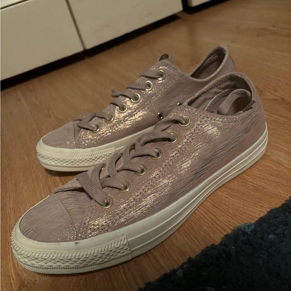 CUTE METALLIC PINK CONVERSE NEW